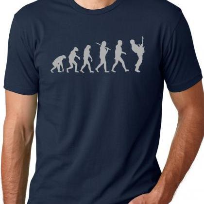 Guitar Player Evolution T Shirt Musician T Shirts..