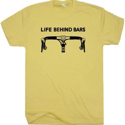 Cool Bicycle T Shirt Life Behind Bars Funny T..