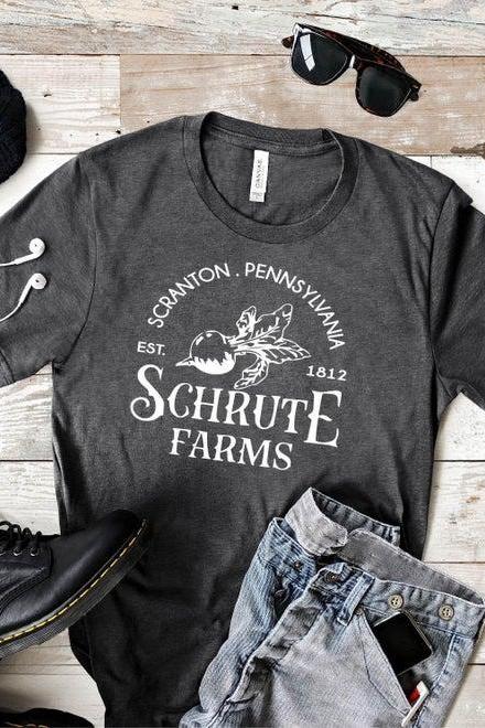 Schrute Farms T-Shirt - Funny The Office Tee Shirt - Dwight Schrute Beet Farm - TV Quotes Shirt - Funny TV shirts - unisex t shirt - Quotes