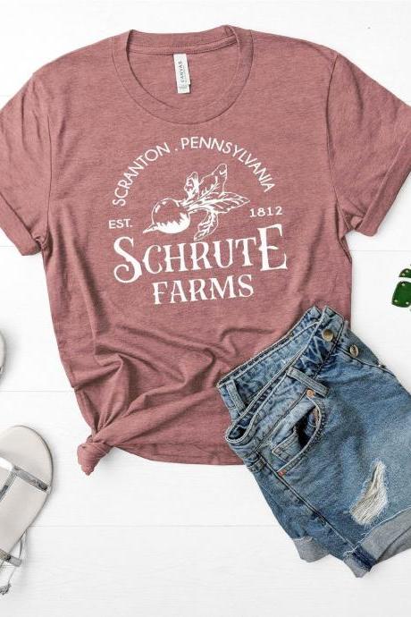 Schrute Farms T-Shirt - Funny The Office Unisex Tee Shirt - Dwight Schrute Beet Farm - TV Quotes Shirt - Funny TV shirts - unisex t shirt