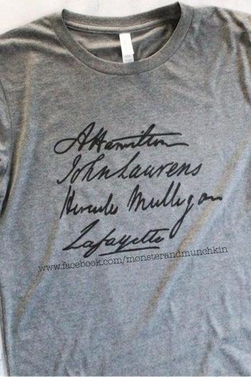 Hamilton Roll Call Signature Shirt