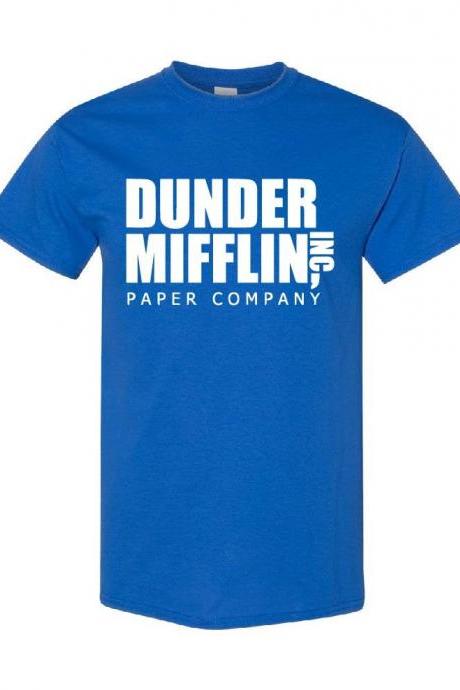 Men's The Office Tv Series Dunder Mifflin Logo T-Shirt